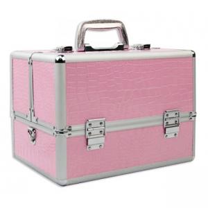China High Durability Makeup Artist Train Case , Portable Cosmetic Organizer Case on sale