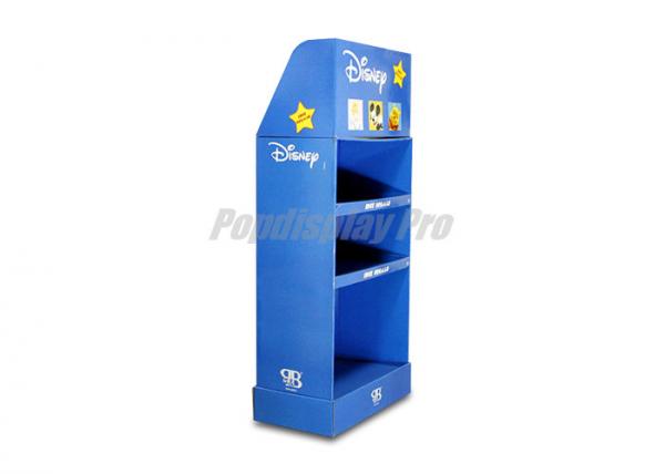 Buy Recycled Blue Cardboard Retail Point Of Sale Displays Decorative For Disney Toys at wholesale prices