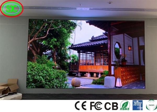 Buy P2.5 Indoor Full Color LED Display Screen Fixed Installation 3D Effect LED Programable High Refresh Rate Led Videotron at wholesale prices