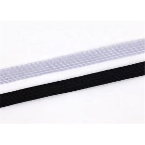 Quality Sewing Flat Elastic Rope Black White 3 6 8 10 30 40mm Different Colors Available for sale