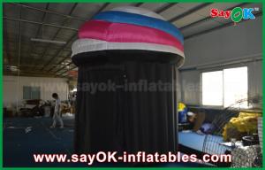 China Advertising Booth Displays DIA 2.5m Customized Inflatable Booth Tent , PVC Photo Booth Tent Durable on sale