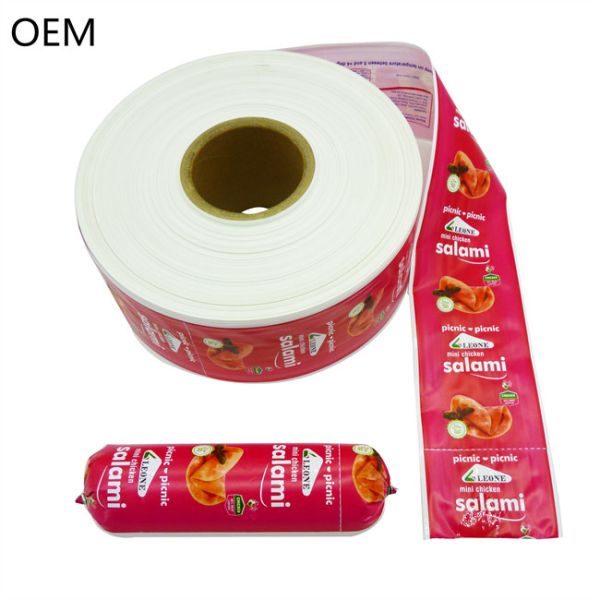 Different Color Plastic Multi Layer Casings Flexography Printing Sausage Casings For Meat Sausage