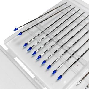 China Blue ESD Stainless Steel Rod Pointed Head Silicone Gel Sticky Swab Medium Viscosity on sale