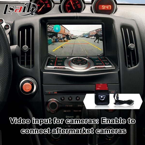 Android Auto CarPlay Interface for Nissan 370Z Pathfinder Infiniti QX support rear cameras