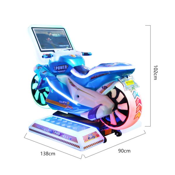 Coin Operated Racing Motors Kids Arcade Machine With 19 Screens