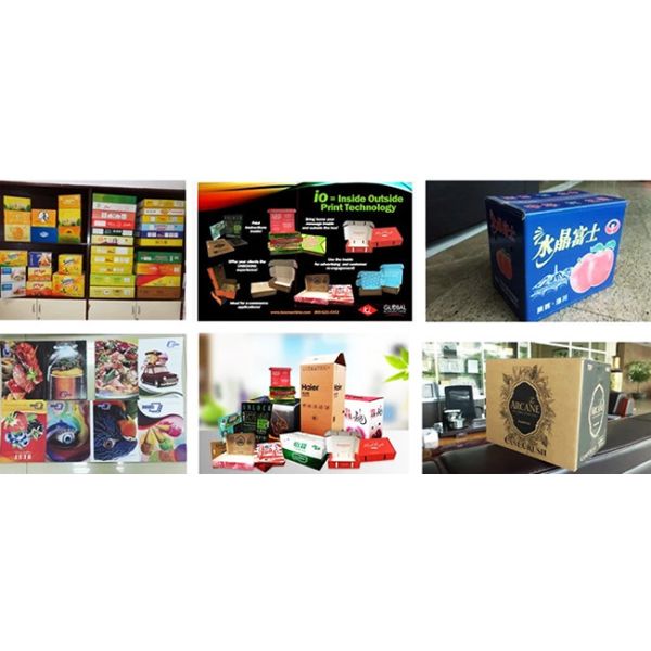 Wallboard Carton Box 3 Color Flexo Printing Machine With Die Cutting