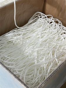 Quality 3.5MM White Elastic Earloop Flat Polyester Elastic Ear Loop For Mask for sale