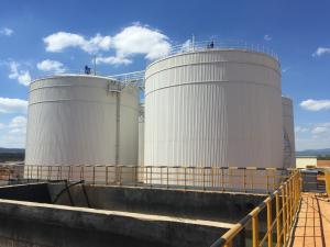 China Sewage Treatment 6.0 Mohs Steel Anaerobic Digester Tank on sale