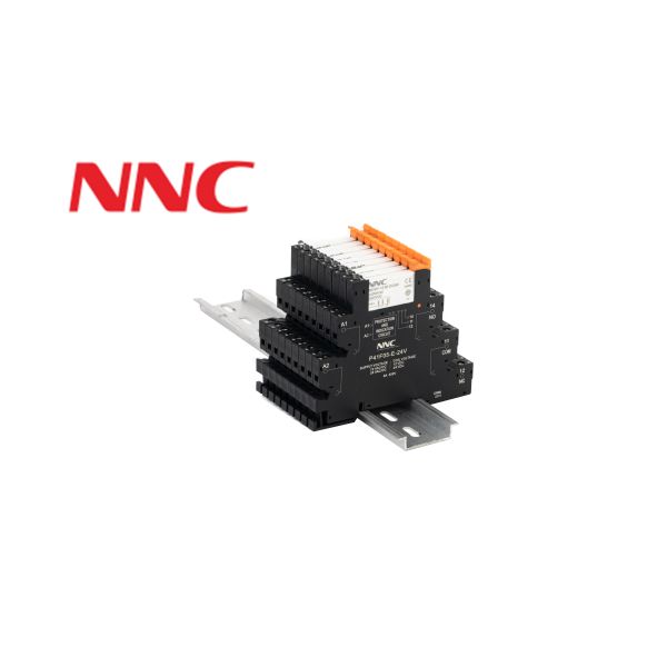 Relay Socket P41F05-E-24V for NNC41 Guide Rail Mounting Type Load Current 8A Insulation Voltage 300V