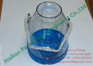Quality Transparent Clear Bucket Milking Machine Parts Large Container For Milk Collecting for sale