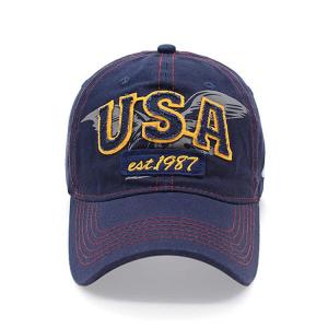 China Customize Six Panels Embroidered Baseball Caps 54Cm For Kids on sale