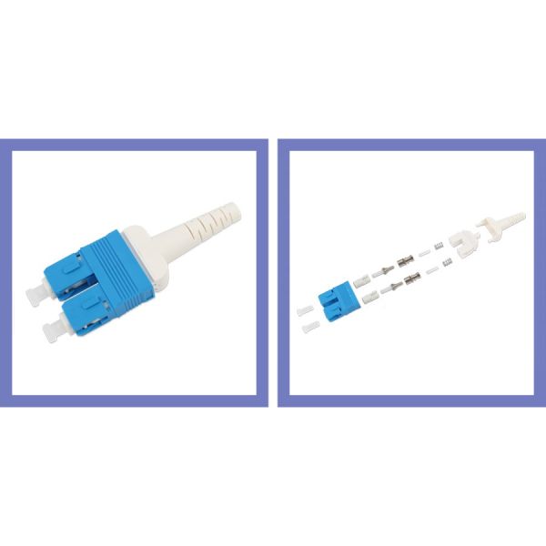 900sdf SC Uniboot Connector Corrosion Resistant Durable Low Insertion Loss