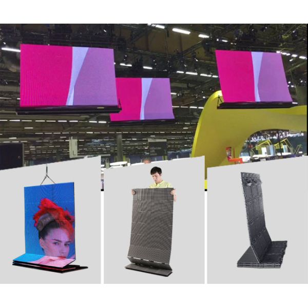 Onumen P6 1R1G1B Ultra Thin Video transparent led display screen Great waterproof 27778 Pixel / M² For Rental