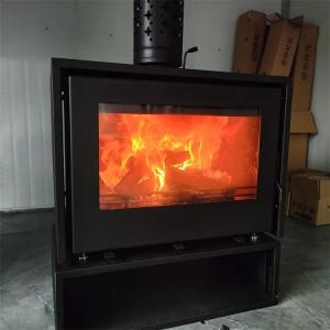 China Modern Style Wall Mounted Wood Burning Fireplace Stove With Glass Door on sale