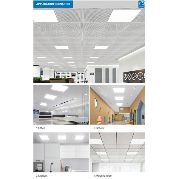 120lm/W 0.95PF 60w Recessed LED Panel Ceiling Light