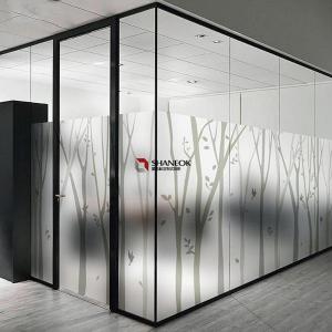 China 108mm Single Glass Partition Wall Mounted Tempered Glass on sale