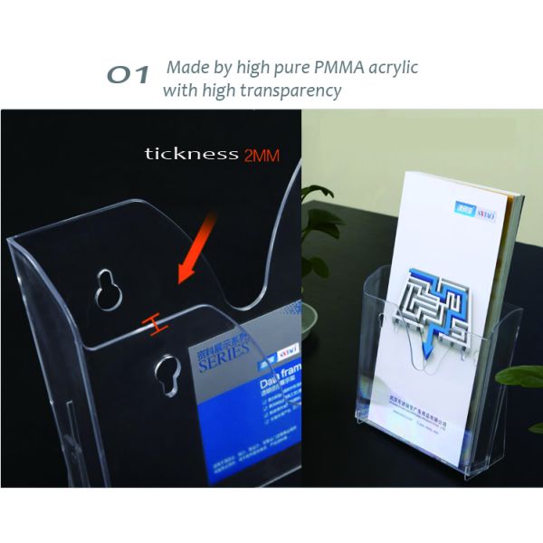 office leaflet holder plastic brochure holder plastic brochure holder one pocket wall brochure brochure display
