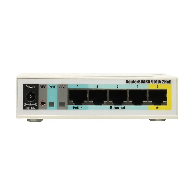 Mikrotik RB951Ui-2HnD Wireless Router 5g Wi-Fi Transmission Rate of 1000Mbps for Smooth and Stable Networking
