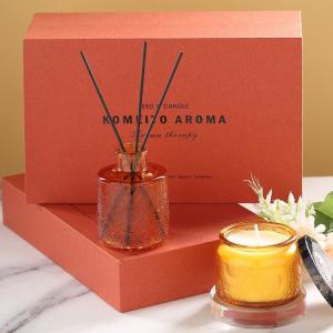 China Home Decoration Luxury Reed Diffuser Aroma Scented Candles Gift Set on sale