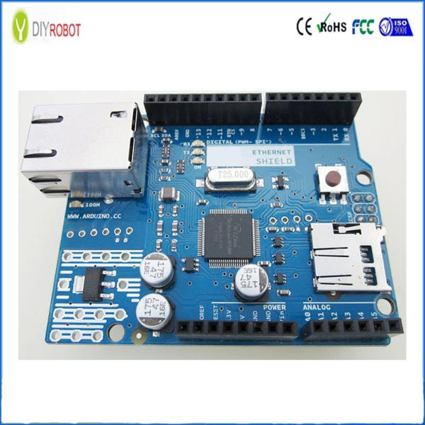 Buy Ethernet W5100 R3 Shield for Arduino Network expansion board support MEGA 2560 R3 POE at wholesale prices