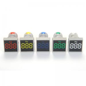 Quality AD16 22mm blue LED Digital Display Electricity Frequency Meter 0-99hz for sale