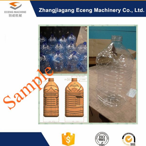 Infrared Pre - Heating Pet Bottle Making Machine Making Oil Bottles With Handles