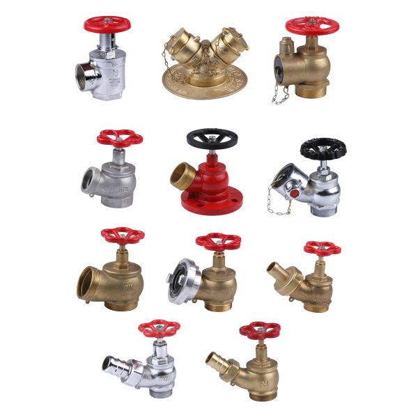 landing hydrant valve with coupling
