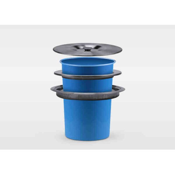 Cabinet Kitchen Trash Can , Concealed Stainless Trash Can Built - In Structure