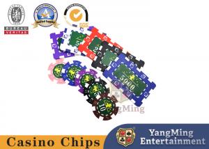 China 11.5g Abs Plastic 760 Piece Custom Poker Chips Set Anti Counterfeiting For Casino Table on sale