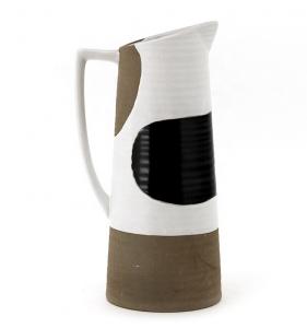 China Jug Cup Coffee Water Milk Pitcher Geometric Patterns Jugs Water Ceramic Water Pots & Kettles Food on sale