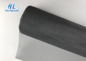 China 6ft x 30m Grey PVC Coated Fiberglass Insect Screen Mesh For Window on sale