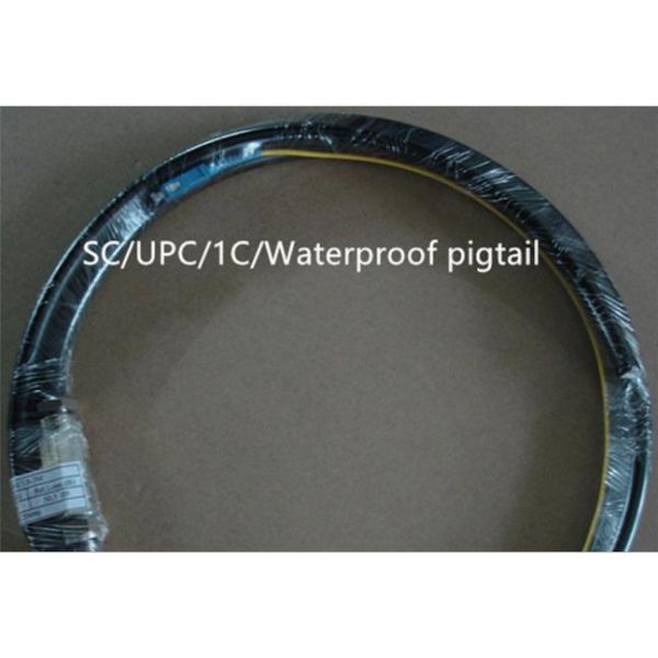1 Core 2 Core 4 Core Pigtail Fiber Optic Cable With SC FC APC Connector Waterproof