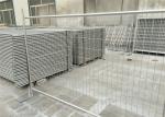 Steel Plate Base Temporary Construction Fencing Panels 2.1m*2.4m mesh 60mm*250mm