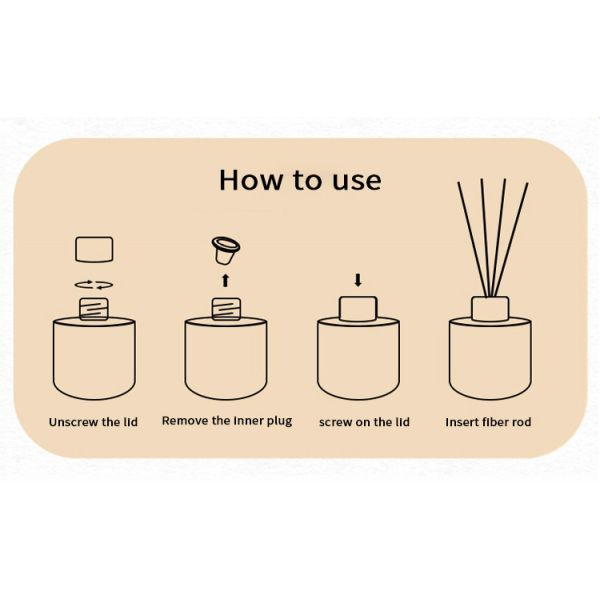 House Custom Fragrant Packaging Box Wood Stick Diffuser Glass Bottle Reed Diffuser With Gift Box