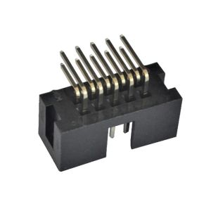 2.54mm Box Header Connector 90 Degree Header Pins 500V Withstand Voltage