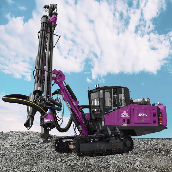 Mining Drilling Rig Hydraulic Automatic Drill Pipe Changing Blast Hole Drilling Machine