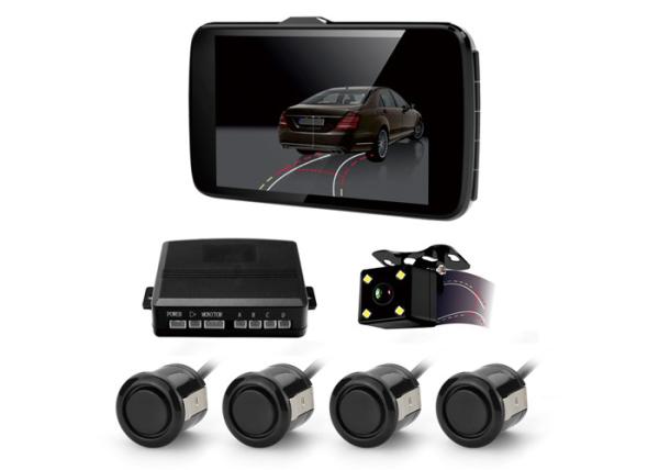 4" TFT LCD Video Parking Sensor DVR with Tracking Line and Voice Warning & Image
