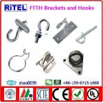 China ftth/fttx/fttb fitting, anchor tension clamps, brackets and hooks for fiber optical cable installation for sale