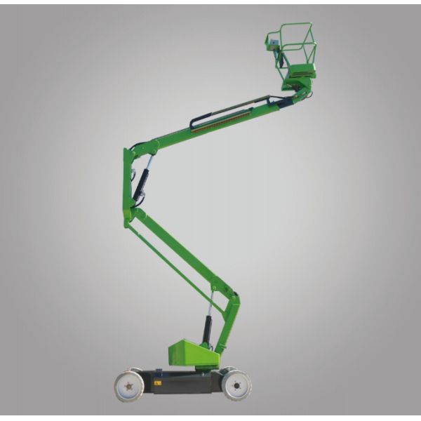 High Altitude Work Platform for Construction Equipment 3760kg Electric Curved Arm in Green