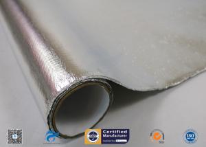 Quality Aluminum Coated Fiberglass Fabric For Fireproof 260 ℃ High Temperature for sale