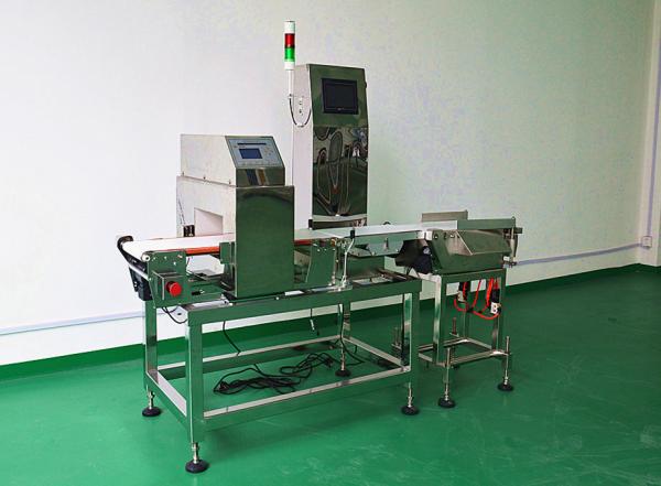 Buy High speed combined metal detection and check weigher machine for metal detection and weight sorting process at wholesale prices
