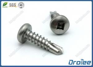 China 304 / 18-8 Stainless Steel Square Pan Head Self Drilling Tek Screw on sale