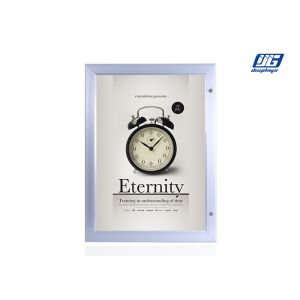 Quality Wall Mounted Display Lockable Light Box Sign Illuminated Rectangular for sale