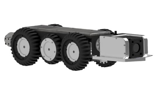 Powerful Immune Fire Extinguisher robot Dual Motor Six Drive System For Municipal Pipeline