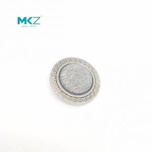 Quality Retro Round Clothing 36L 23mm Metal Cover Buttons for sale