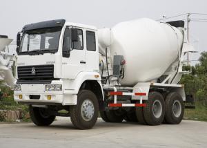 Quality Large Ready Mix Concrete Trailer 290HP 6X4 Cement Mixing Truck , SGS for sale