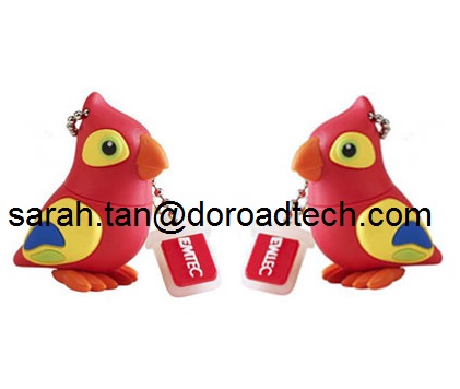 Cartoon USB Flash Drive, Bulk Cheap OEM Bird Character Cartoon USB Pen Drive