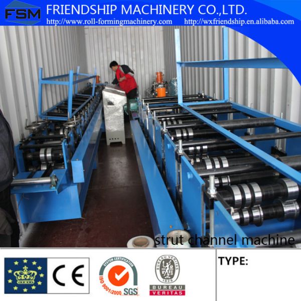 GI Steel 1.2 - 2.0mm Stud Roll Forming Machine Used For Light Steel Stud and Track