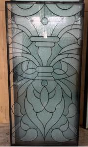 Quality 25mm Laminated Double And Triple Glazed Windows French Door Decorative Leaded Glass Panels for sale