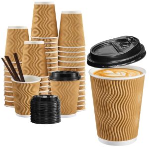 Customizable Biodegradable Takeaway Coffee Cups